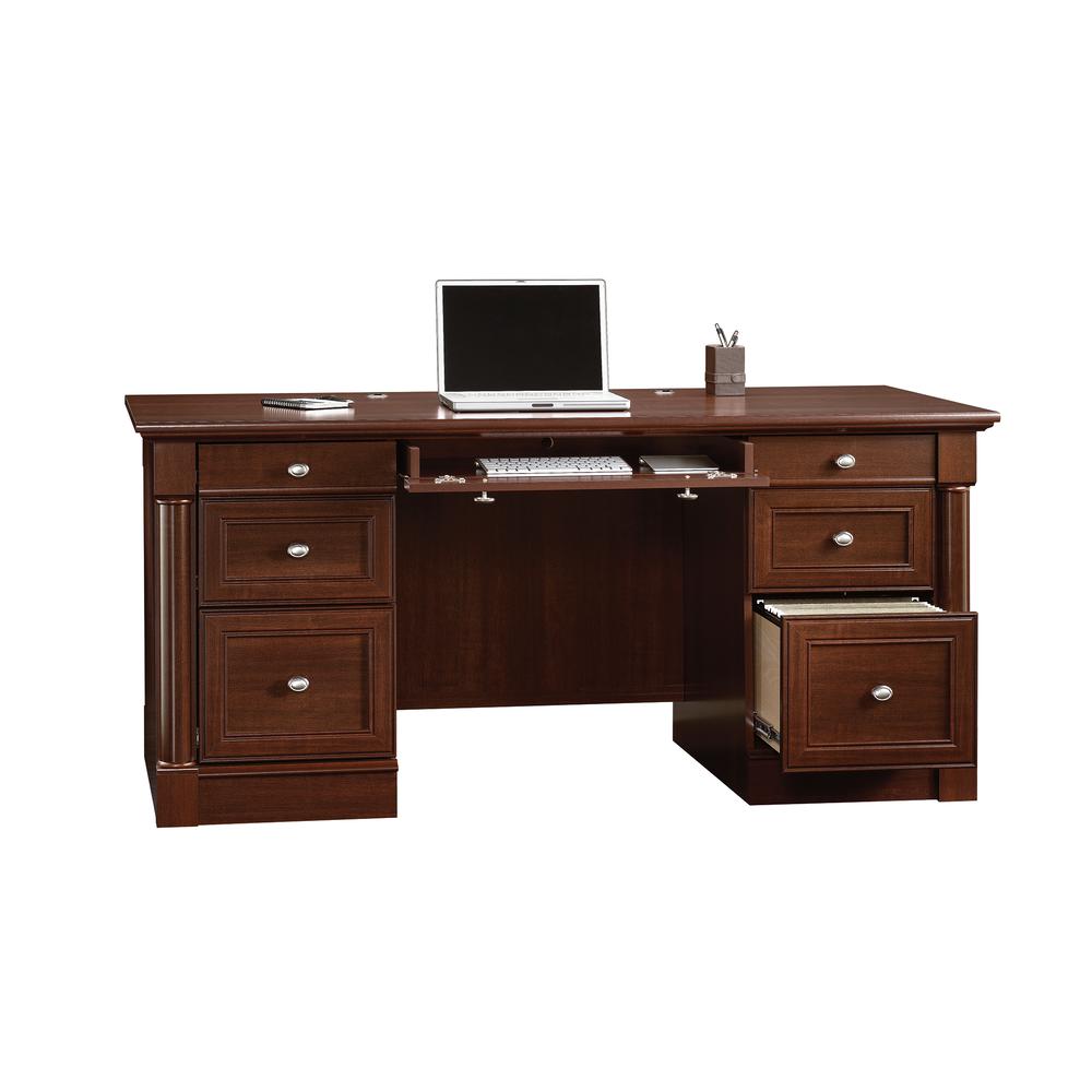 Palladia Executive Desk, Select Cherry finish