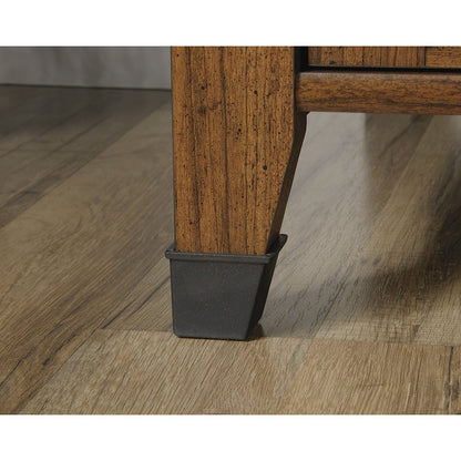 Carson Forge Computer Desk, Washington Cherry finish