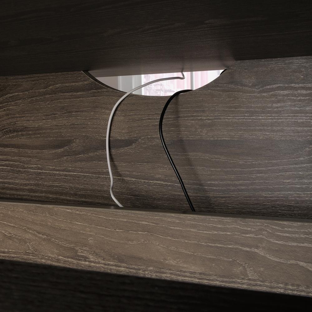 Hammond Commercial Office Executive Desk, Emery Oak finish