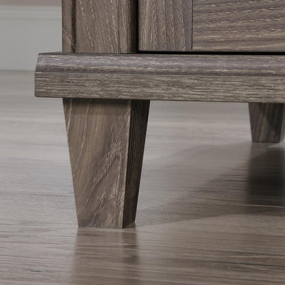 Hammond Commercial Office Executive Desk, Emery Oak finish