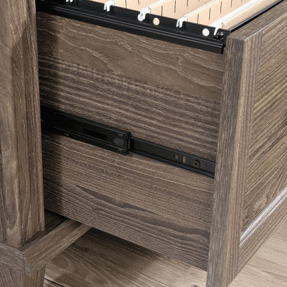 Hammond Commercial Office File Cabinet, Emery Oak finish