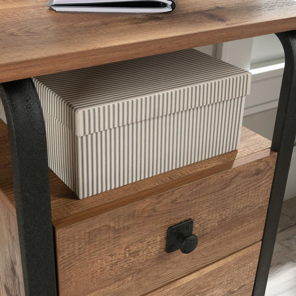 Station House Desk, Etched Oak finish