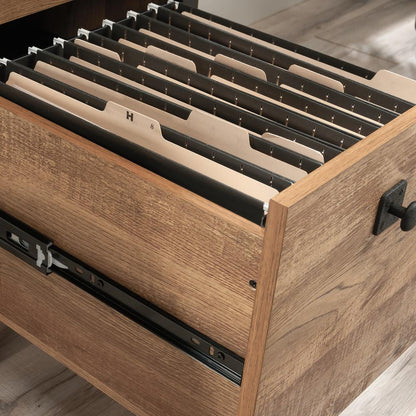 Station House Desk, Etched Oak finish