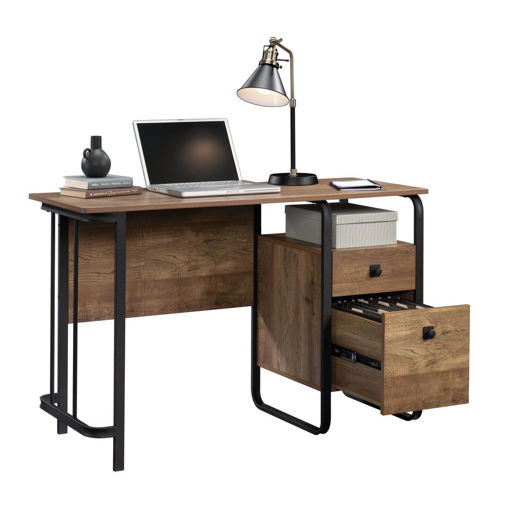 Station House Desk, Etched Oak finish