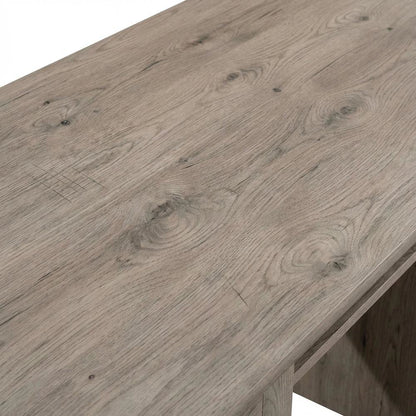Modern Brown Computer Desk with Coastal Cottage and Transitional Style
