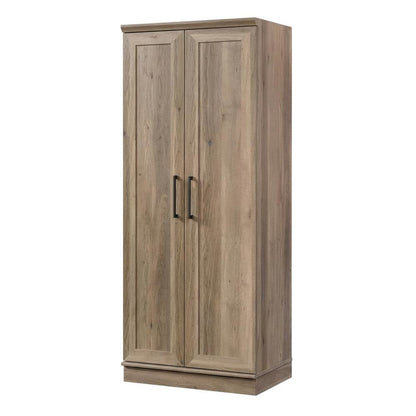 Salt Oak Storage Cabinet With Rectangle Shape And Spacious Design