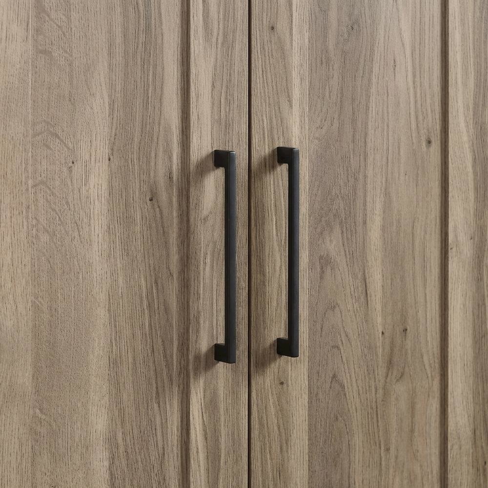 Salt Oak Storage Cabinet With Rectangle Shape And Spacious Design