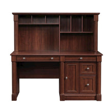 Traditional Cherry Desk with Hutch and Spacious workspace