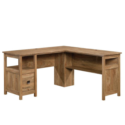 Bohemian Modern Farmhouse Blackened Mango Finish Office L Desk