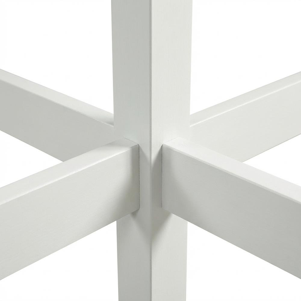 White L-Shaped Desk With Modern Farmhouse Finish For Home Office