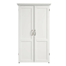 White craft and hobby storage unit with versatile organization features