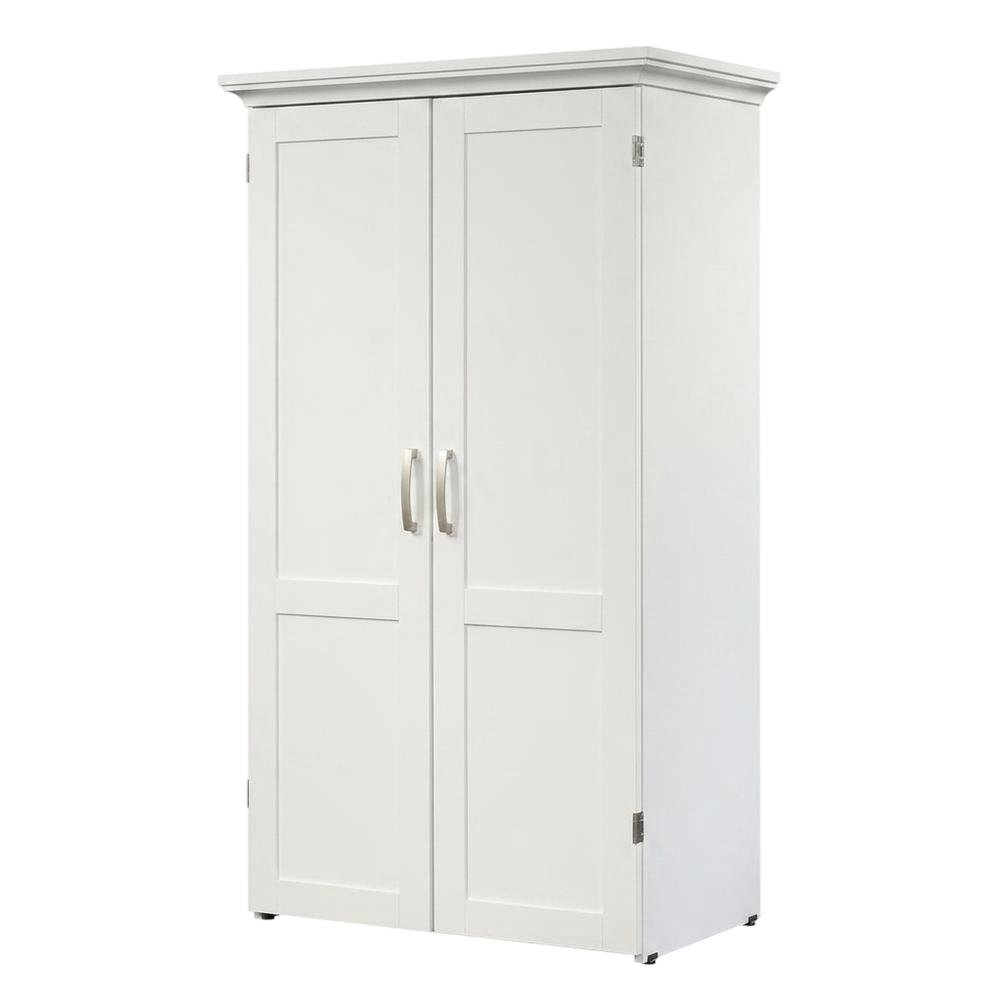 White craft and hobby storage unit with versatile organization features