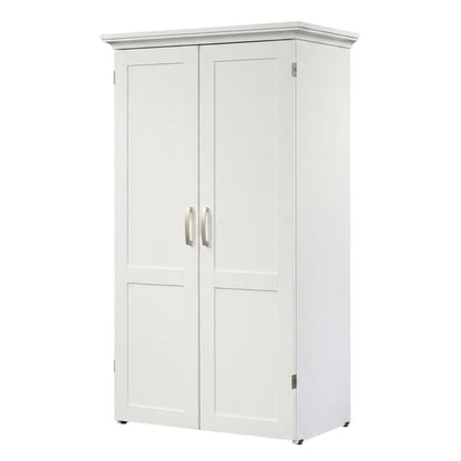 White craft and hobby storage unit with versatile organization features