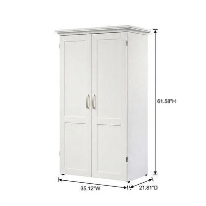 White craft and hobby storage unit with versatile organization features