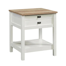 Soft White Finish Nightstand with Coastal Cottage and Modern Farmhouse Style
