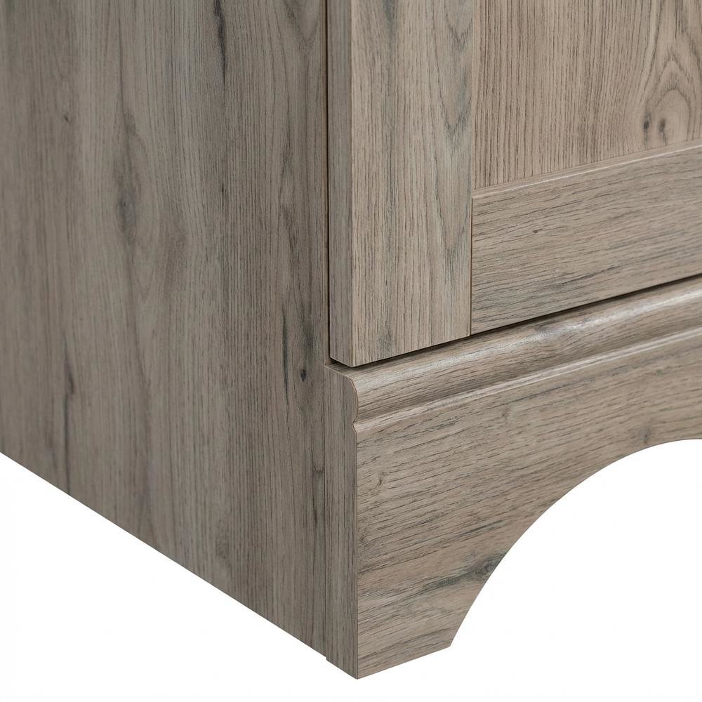 Modern Brown Computer Desk with Coastal Cottage and Transitional Style