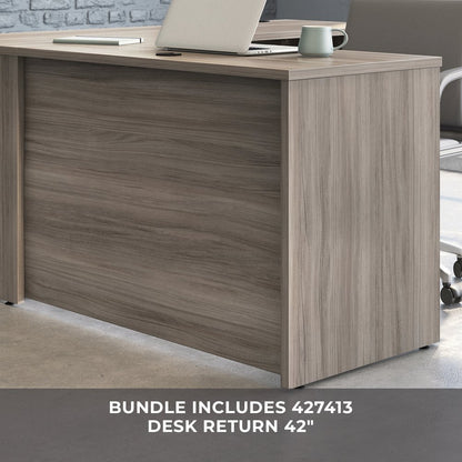 Affirm 60" Bow & 42" Return, Hudson Elm Finish