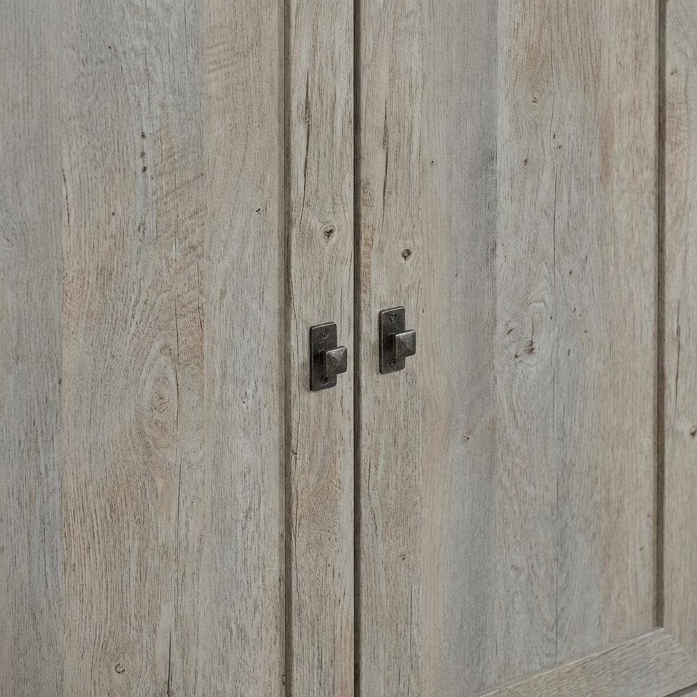 Mystic Oak Finish Bookcase with Rectangle Shape and Coastal Cottage Style