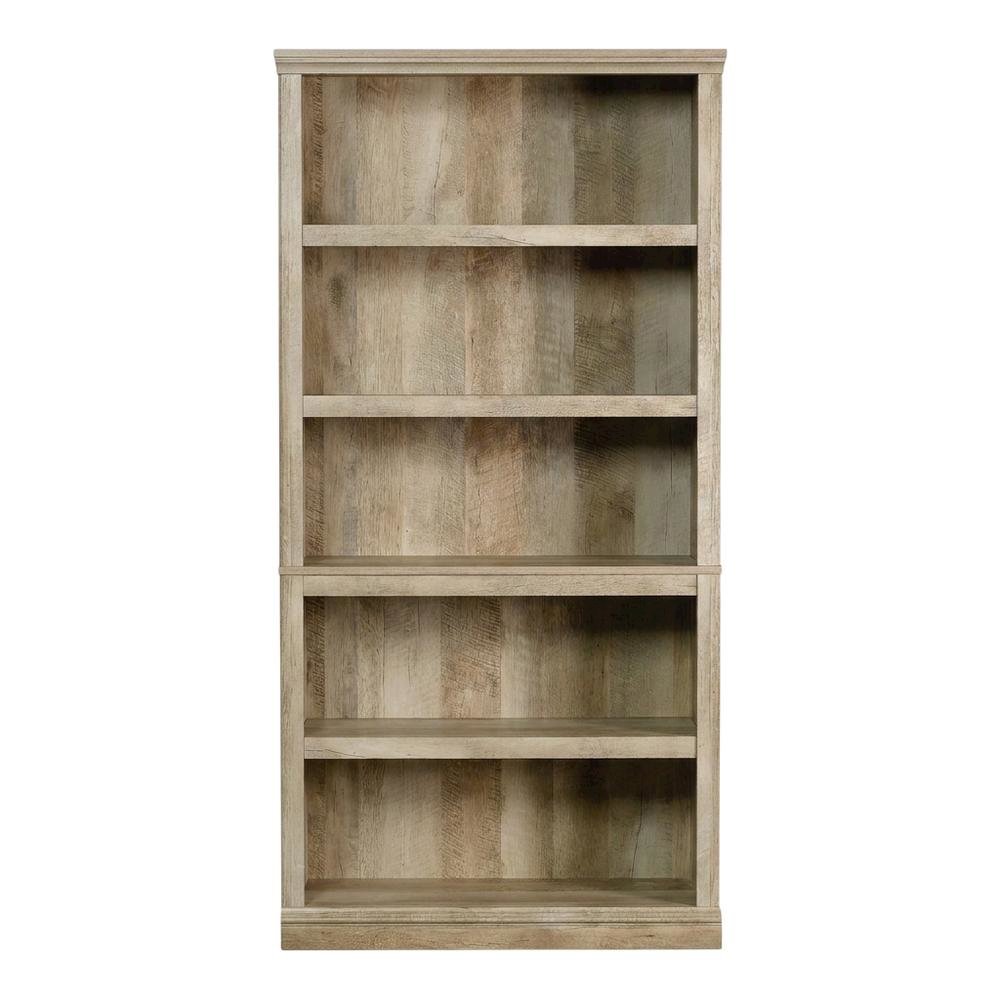 Wooden Storage Bookcase in Lintel Oak Finish for Organizing Spaces
