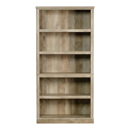 Wooden Storage Bookcase in Lintel Oak Finish for Organizing Spaces