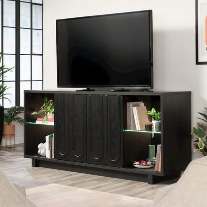 Misc Entertainment Credenza, For TVs up to 64", Raven Oak finish