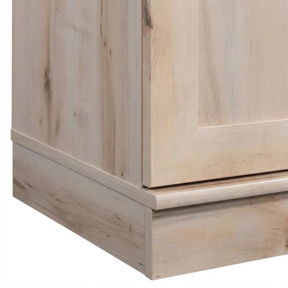 Brown Storage Cabinet With Sleek Rectangle Shape For Organization