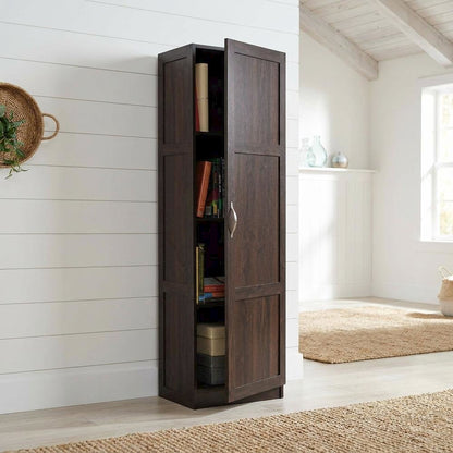 Cinnamon Cherry Storage Cabinet with Versatile Design and Compact Size