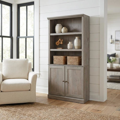 Bookcase with Mystic Oak Finish for Stylish Storage and Organization
