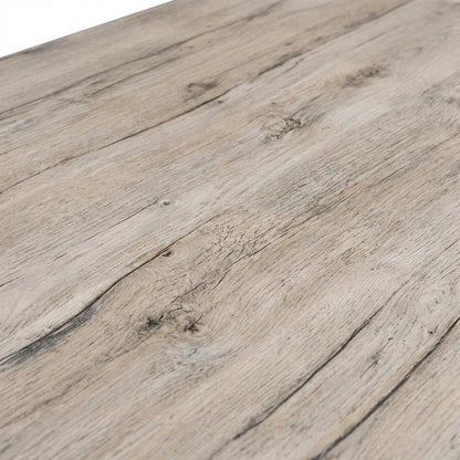 Wood Office Desk In Split Oak Finish With Traditional Style And Spacious Design