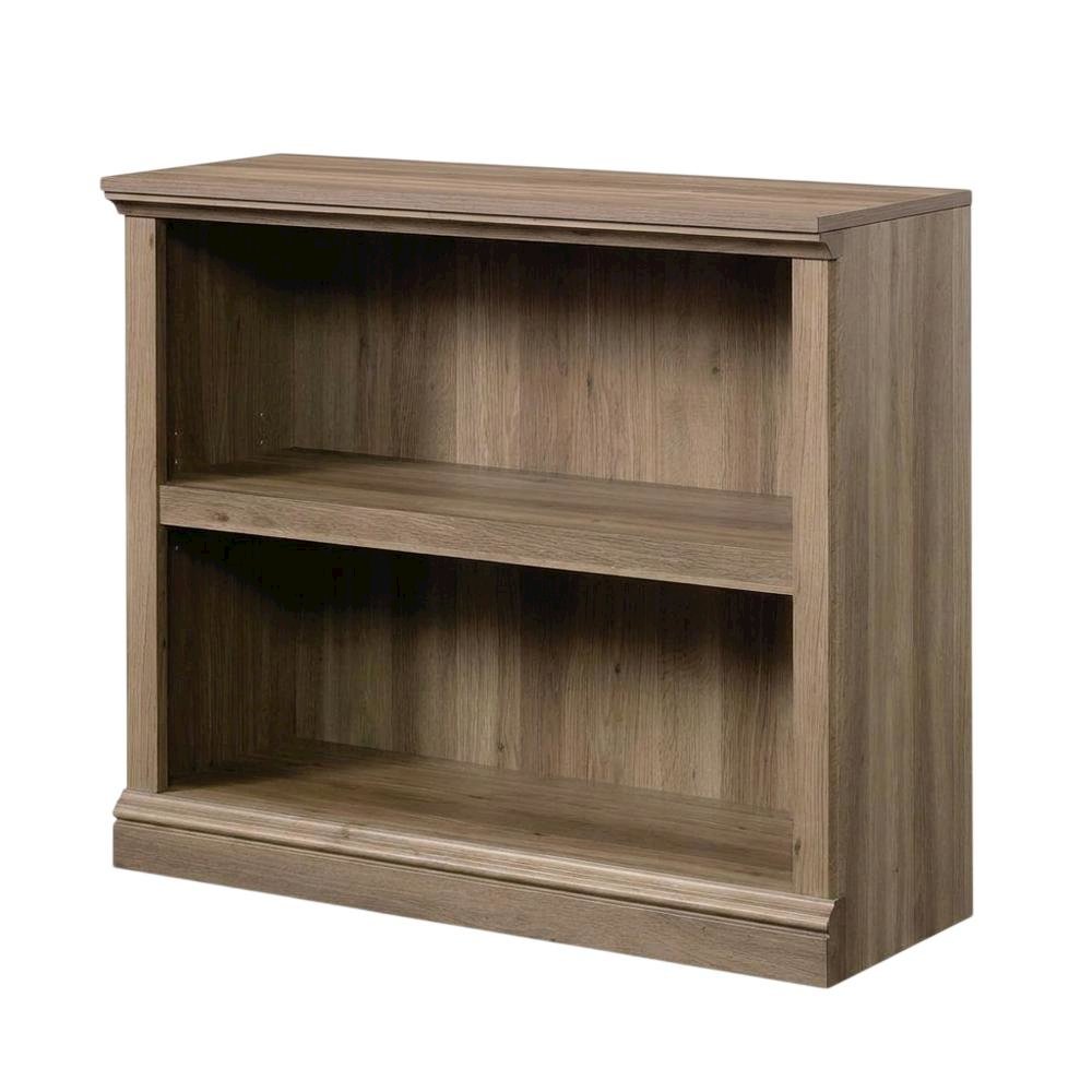 Salt Oak Storage Bookcase with Versatile Shelving and Open Design