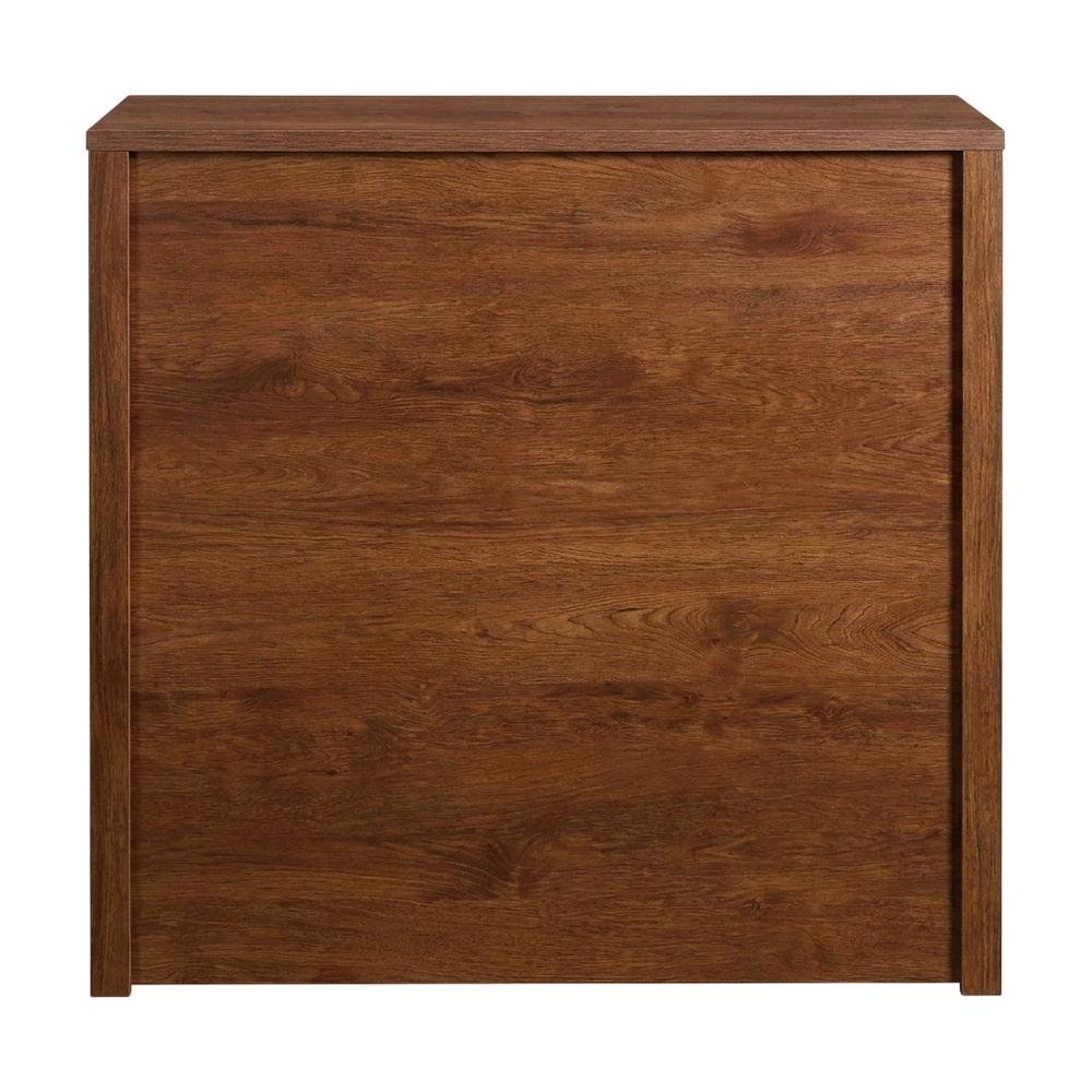 Oiled Oak Finish Bookcase with Versatile Storage and Modern Style