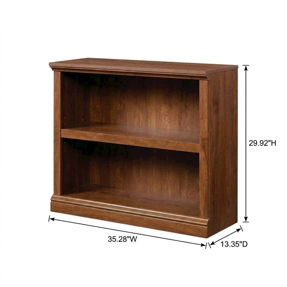 Oiled Oak Finish Bookcase with Versatile Storage and Modern Style