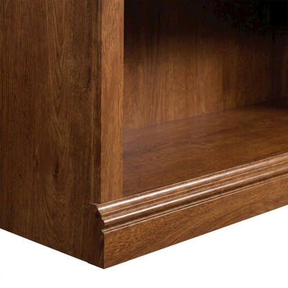 Oiled Oak Finish Bookcase with Versatile Storage and Modern Style