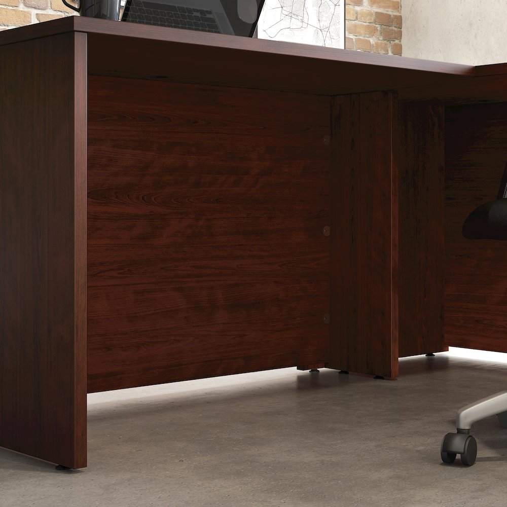 Affirm 60" Bow & 42" Return, Classic Cherry Finish