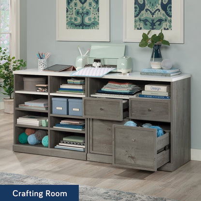 Craft Pro Series Storage Cabinet Ste, Mystic Oak Finish