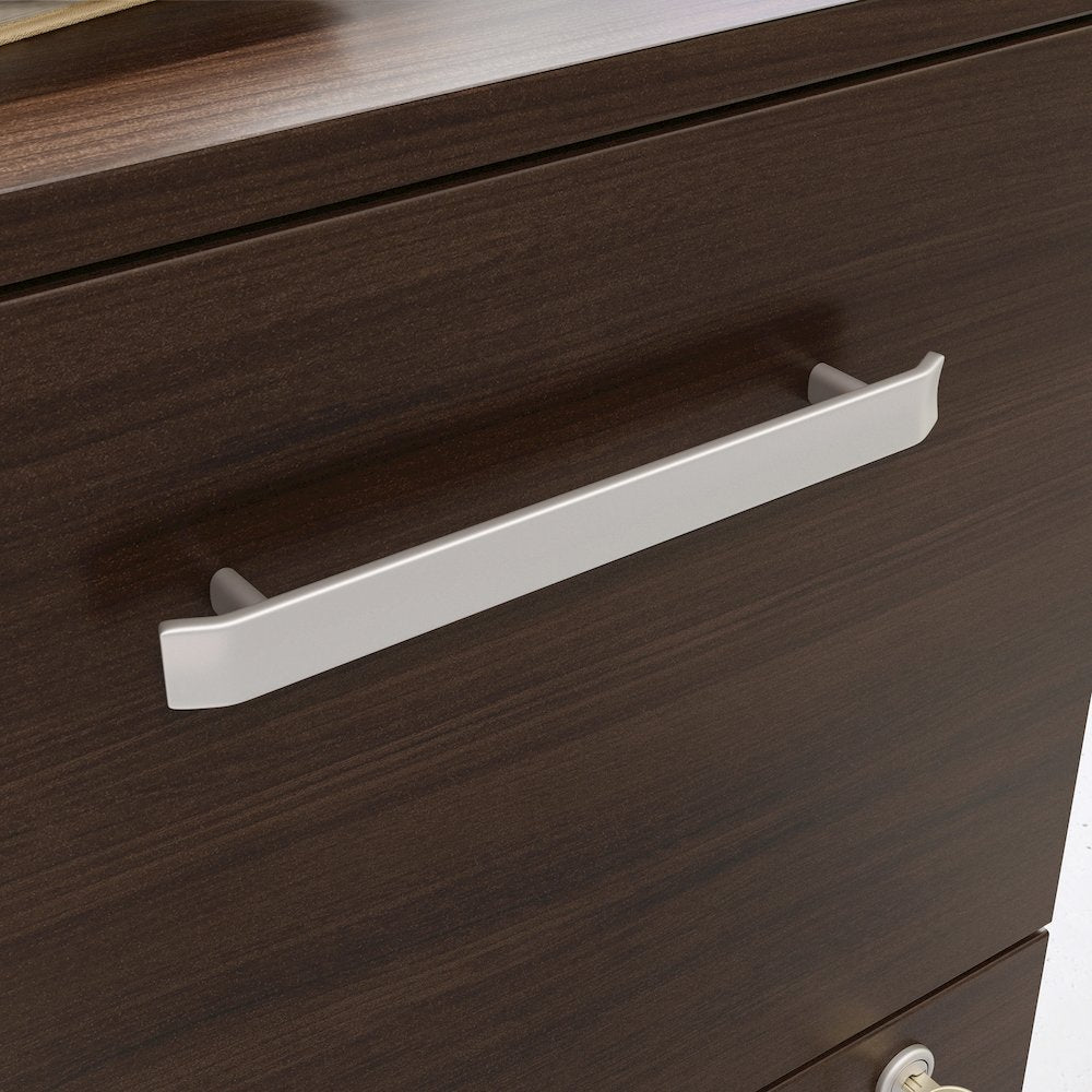 Affirm 72 X 30 Desk 2 Drawer Pedestal Ste, Noble Elm Finish