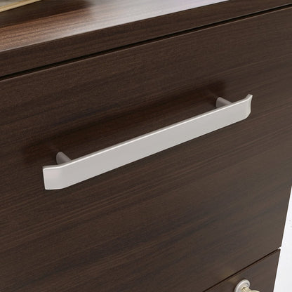 Affirm 72 X 30 Desk 2 Drawer Pedestal Ste, Noble Elm Finish
