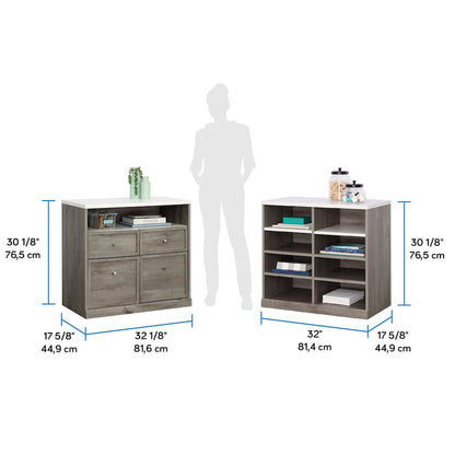 Craft Pro Series Storage Cabinet Ste, Mystic Oak Finish