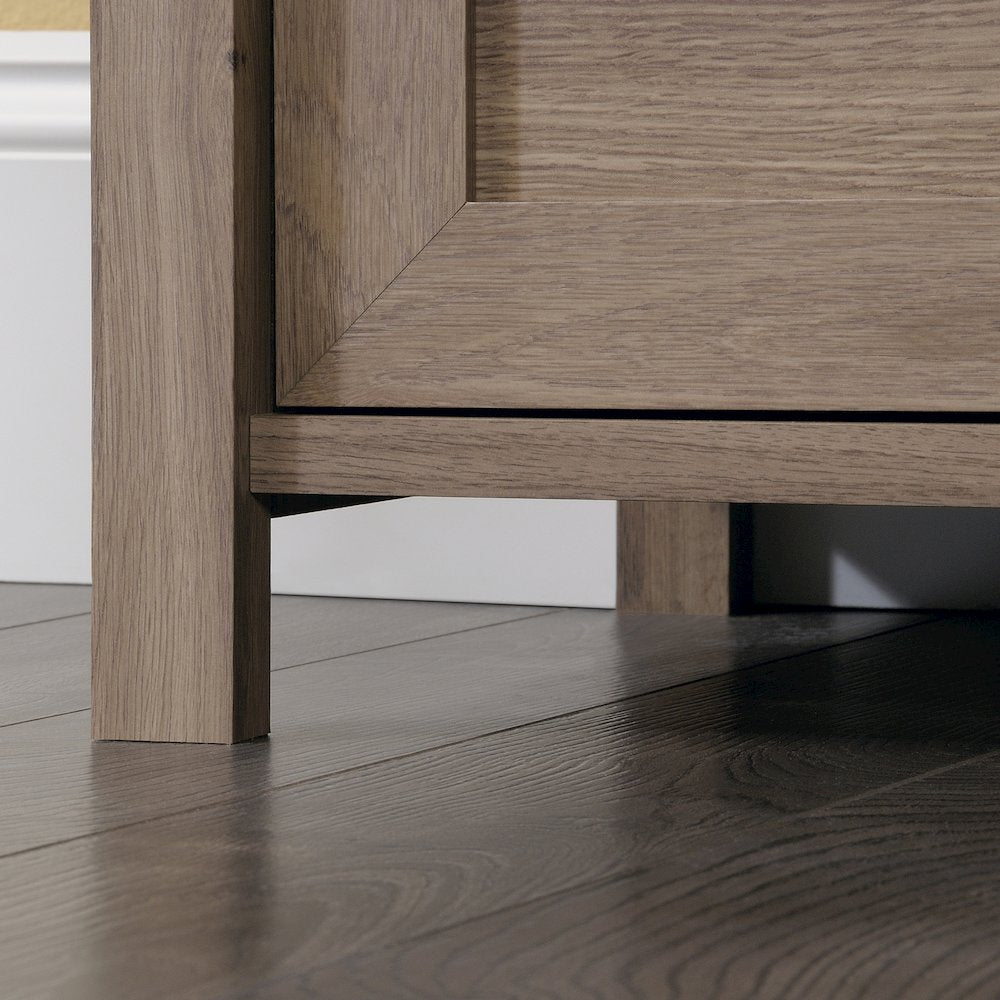 County Line 4 Drawer Chest, Salt Oak finish