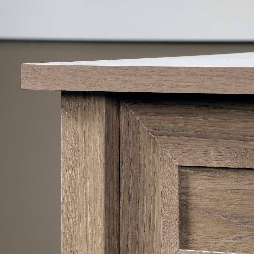 County Line Side Table/Night Stand, Salt Oak finish