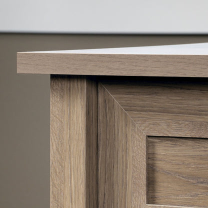 County Line Side Table/Night Stand, Salt Oak finish