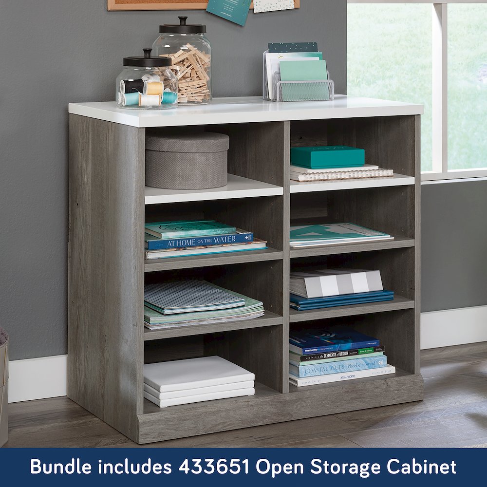 Craft Pro Series Storage Cabinet Ste, Mystic Oak Finish