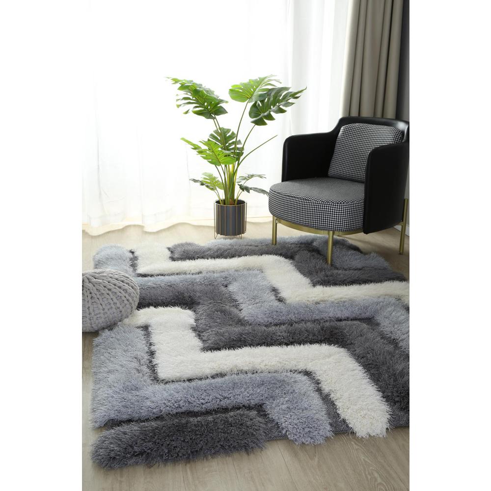 MDA 3 D  SHAG  MDA02  8' X 10'