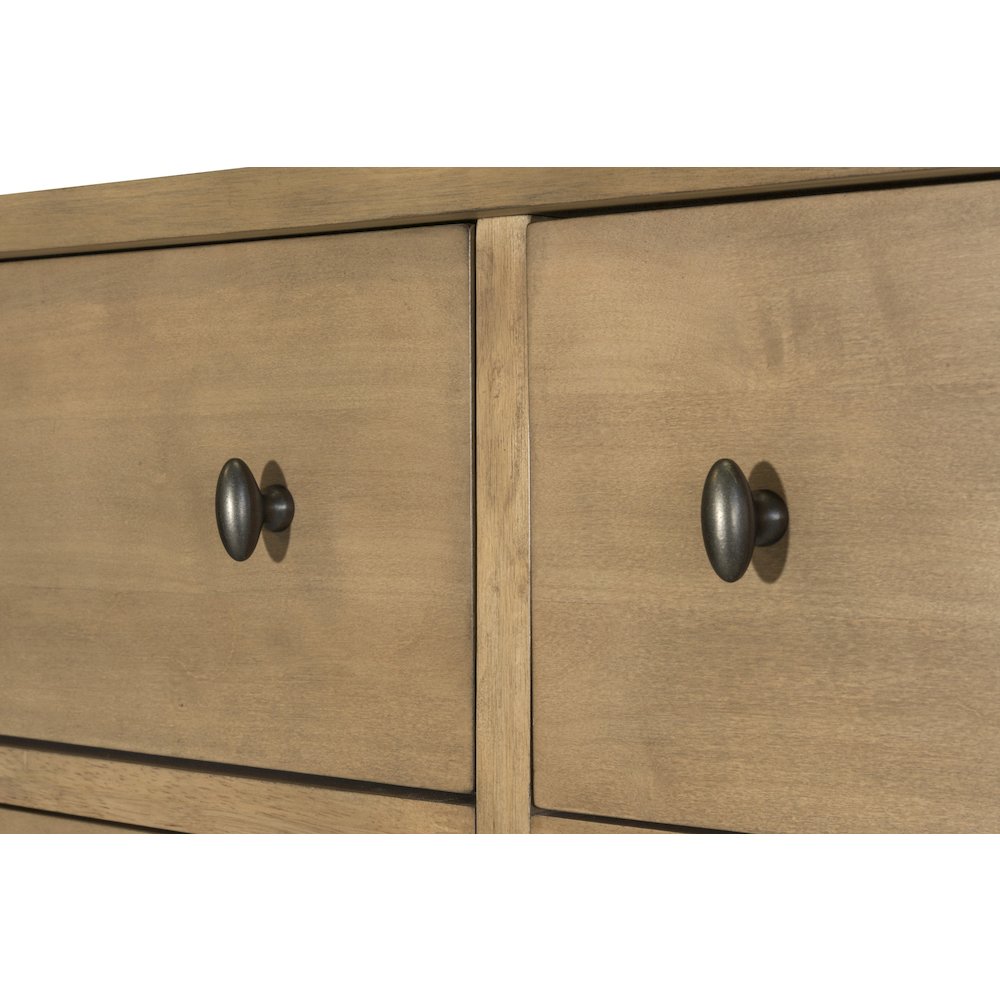 Chatham 6 Drawer Dresser. Warm Maple Finish