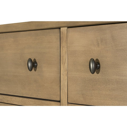 Chatham 6 Drawer Dresser. Warm Maple Finish