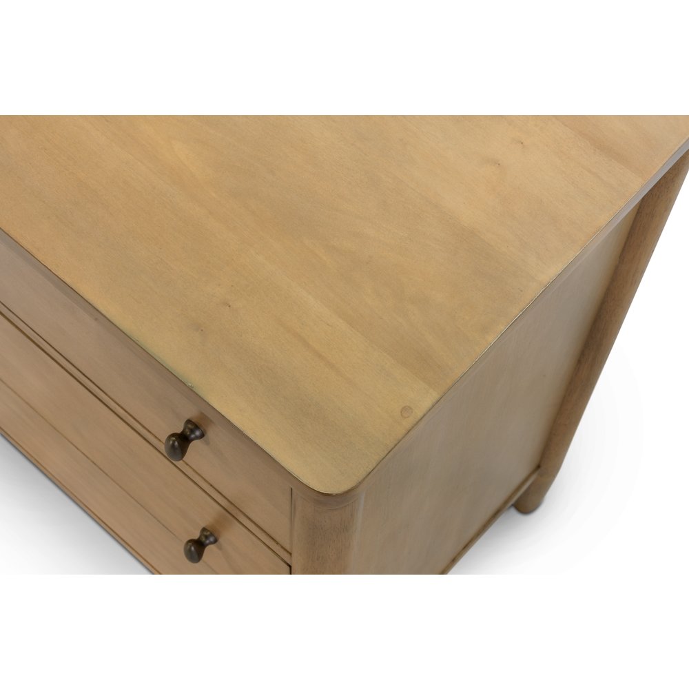 Chatham 6 Drawer Dresser. Warm Maple Finish