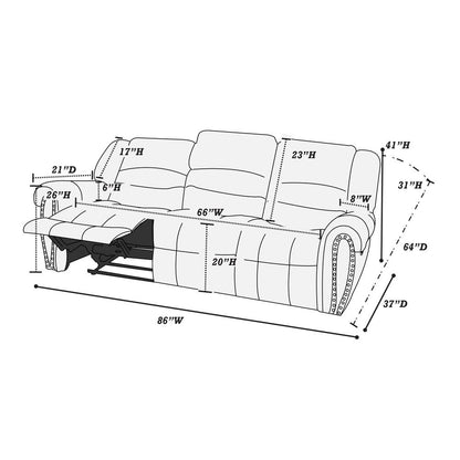 Motion Sofa-Black