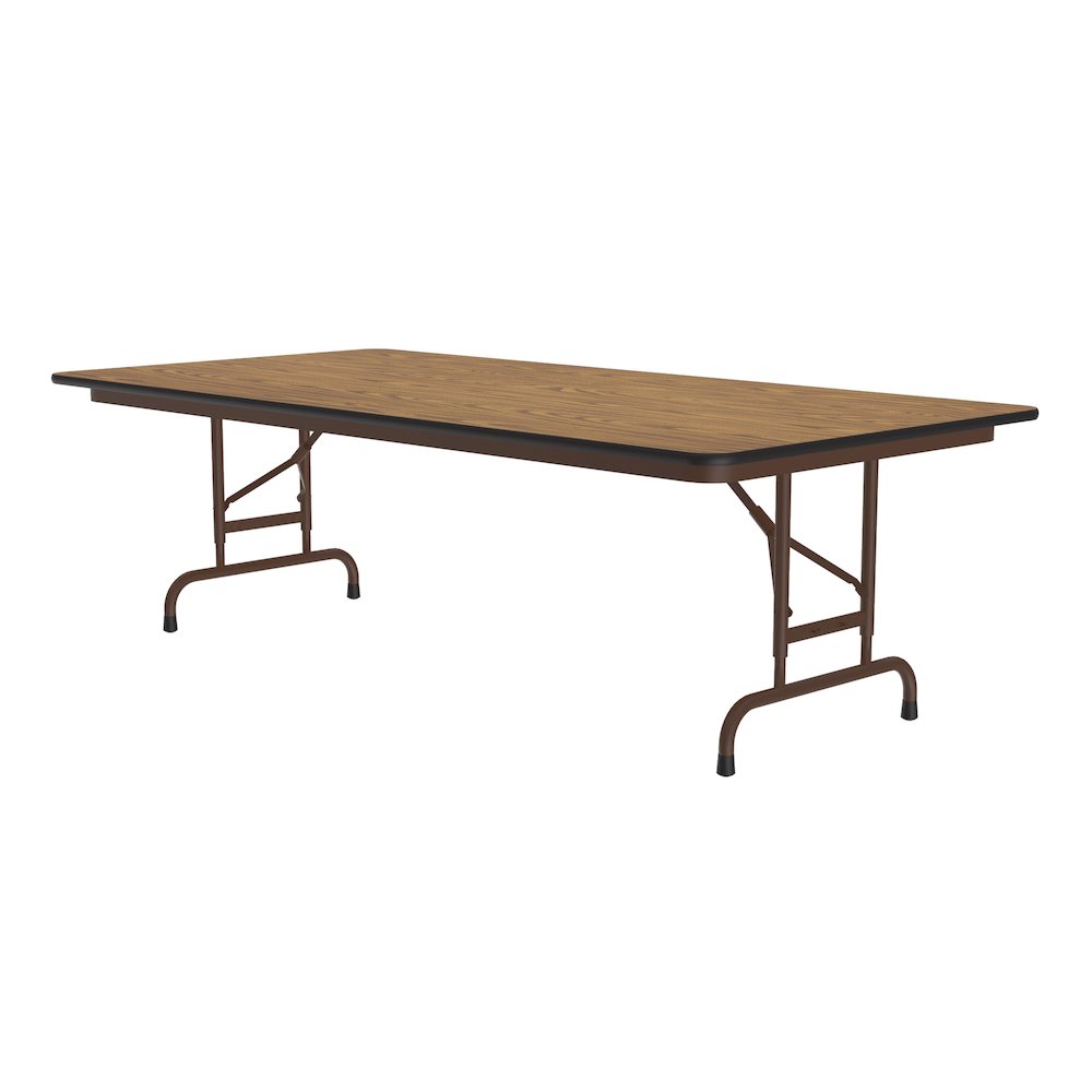 Adjustable Height Solid High-Pressure Plywood Core Folding Tables 36x72"