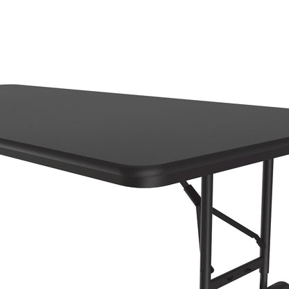 Adjustable Height Thermal Fused Laminate Top Folding Table 36x72"