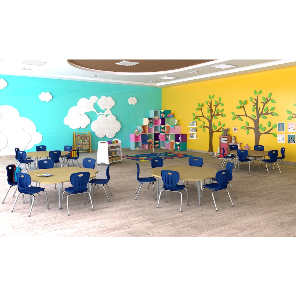 Deluxe High-Pressure Top Activity Tables 36x36"